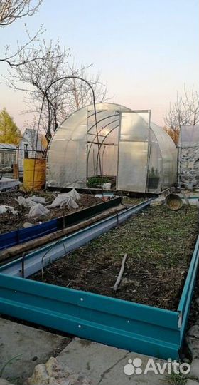 Грядка цветная 1м х 4м х 32см