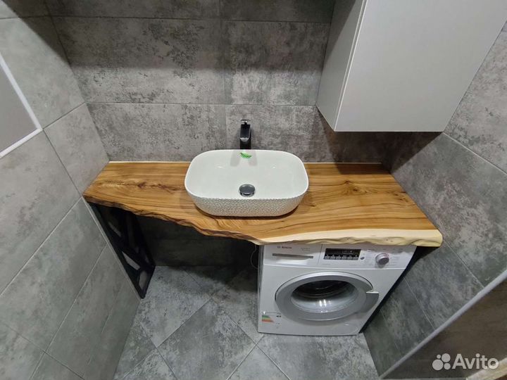 Столешница в ванную под раковину лофт