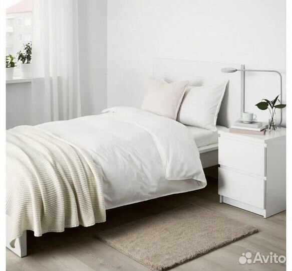 Ковер, коричневый 60Х90 см IKEA люнгсо