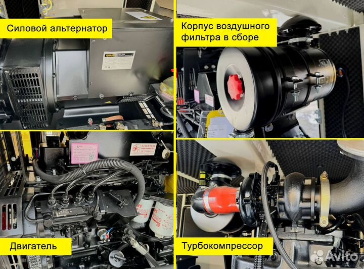 Дизельный генератор 15, 30, 50, 100, 120, 150, 200