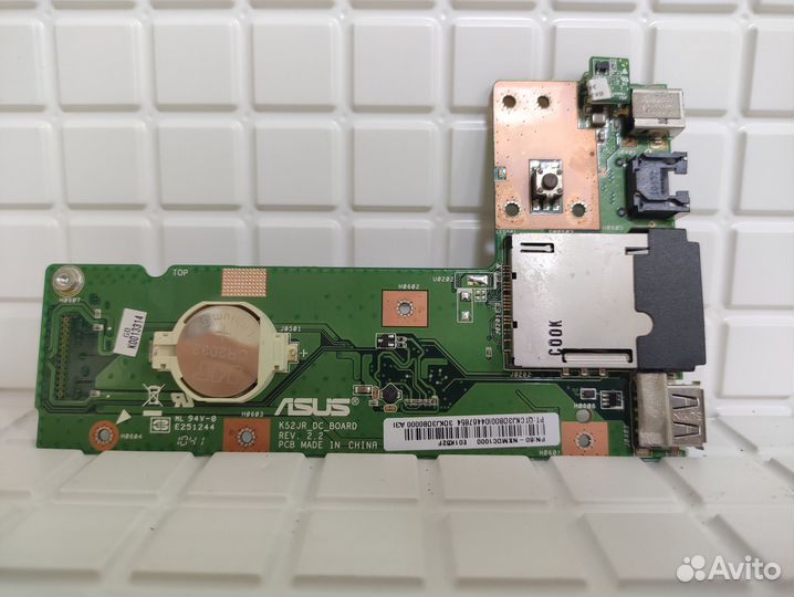 Плата питания + USB для ноутбука Asus K52 A52