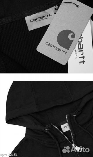 Зип худи Carhartt WIP 2 черный