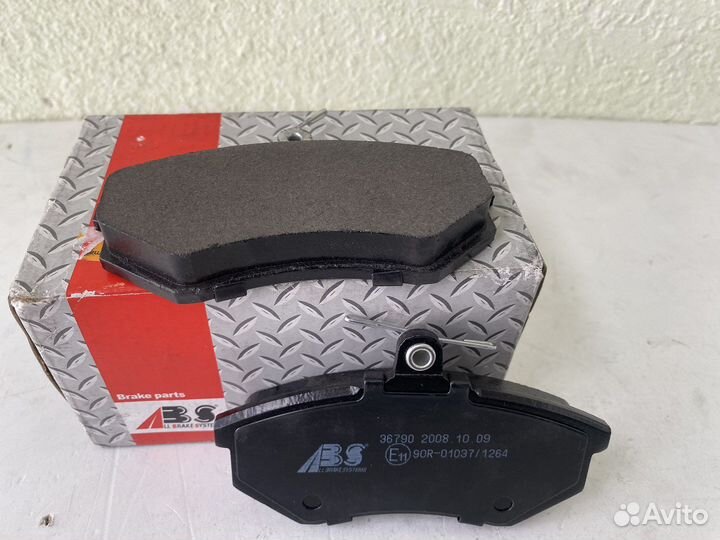 Тормозные колодки передние на audi-100/90/VW