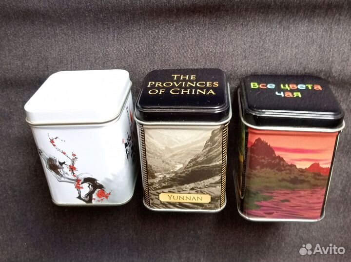 Жестяные банки для чая