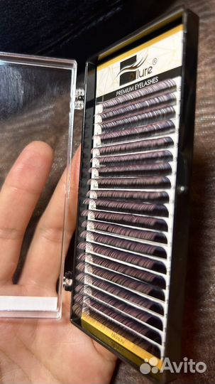 Ресницы для наращивания Ollure омбре розовое