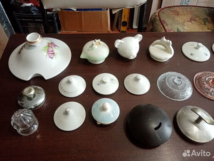 Крышки для чайников, сахарниц