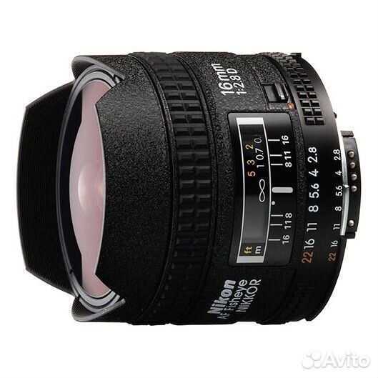 Nikon 16mm f/2.8D AF Fisheye-Nikkor новый