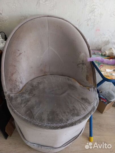 Кресло пуфик