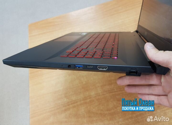 Игровой ноутбук MSI 17.3'' 144Hz Core i5 RTX 3060