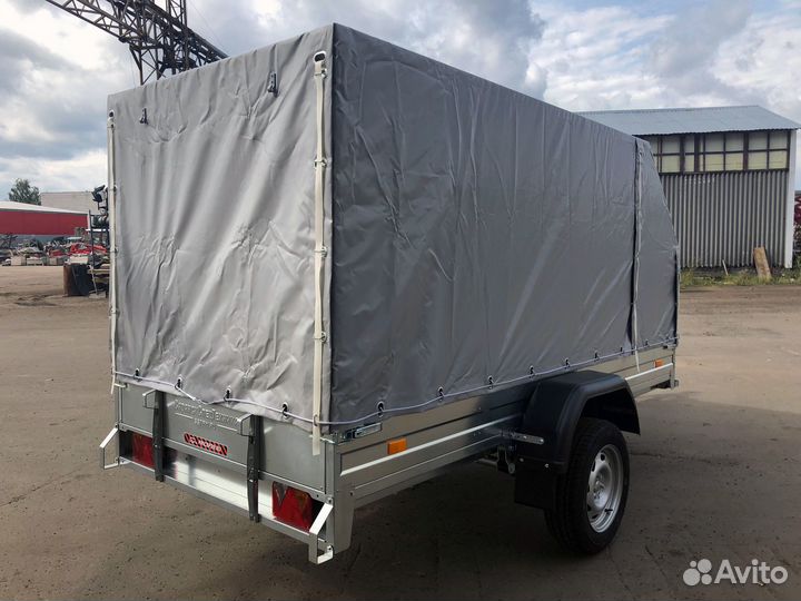 Прицеп оцинкованный 3.2х1.4 R15 с тентом 