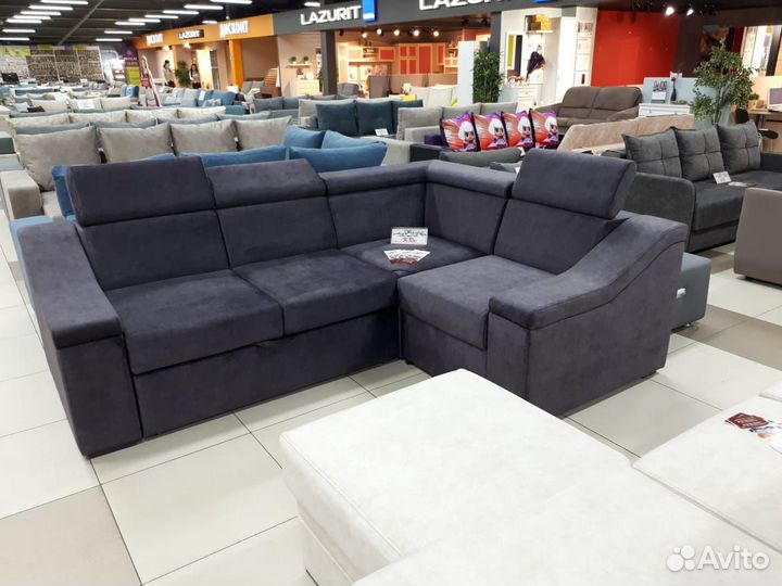 Угловой диван Даймонд независимый пружинный блок