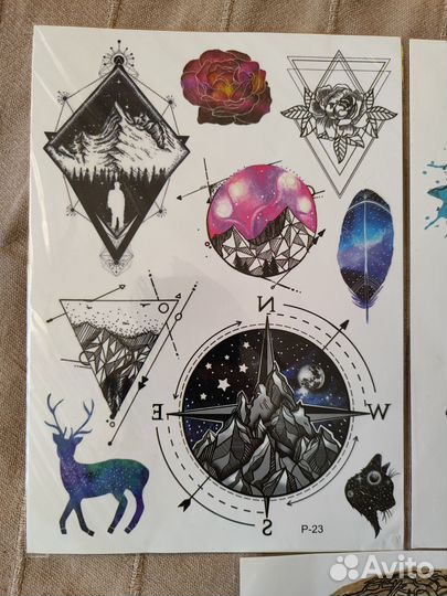 Временные татуировки