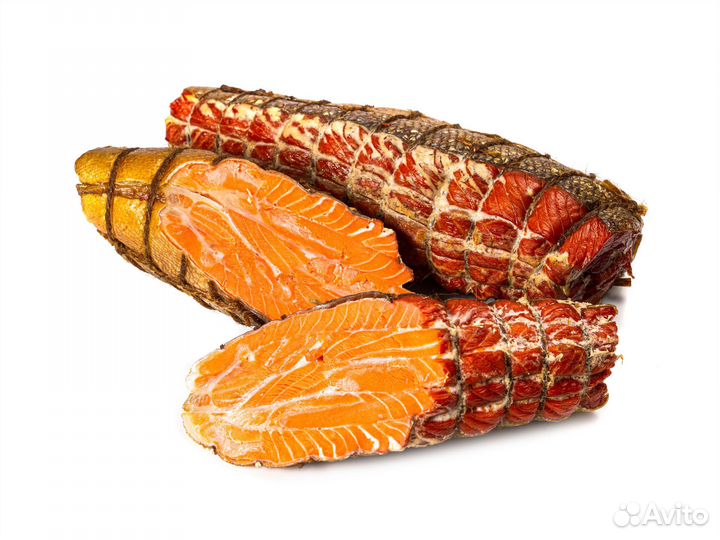 Рыба горячего копчения в ассортименте