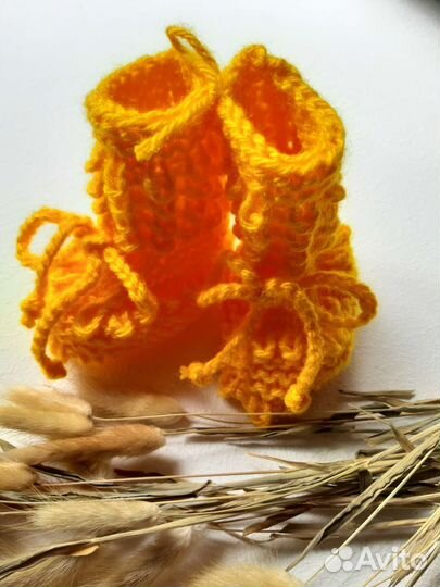 Носки детские вязаные