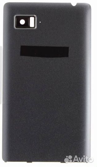 Задняя крышка для Lenovo K910 Черная (со стеклом к