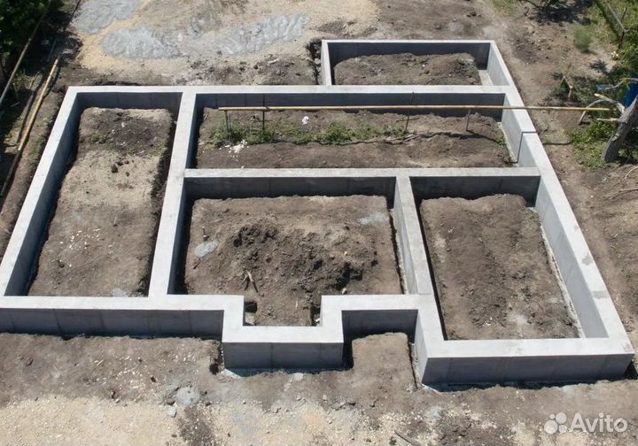 Устройство ленточного фундамента