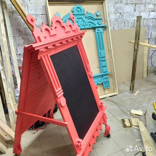 Рама резная для зеркала наличник оконный
