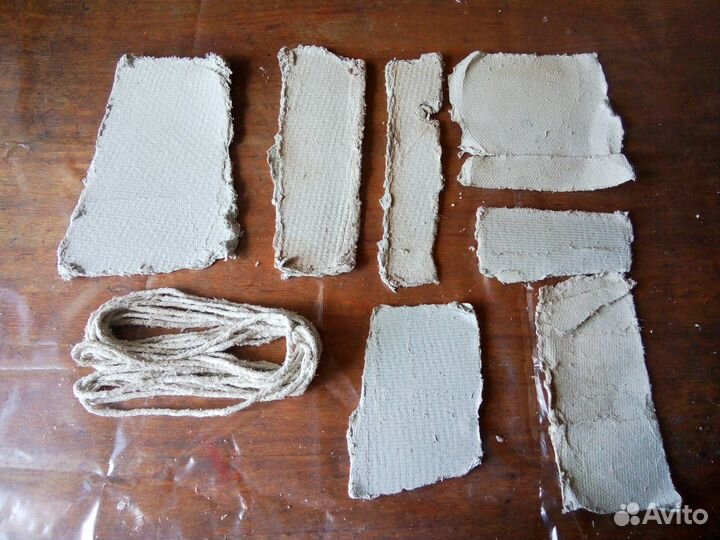 Асбестовый шнур+Асбестовые листы мал.Остатки.ссср