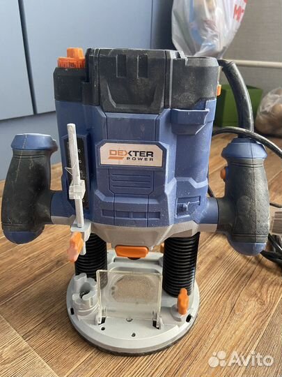 Фрезер dexter + набор кромочных фрез bosch