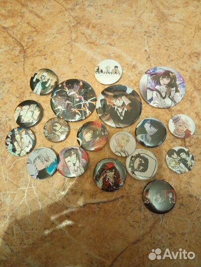 Значки аниме, аниме брелки, дакимакуры