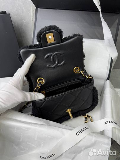 Сумка chanel натуральная кожа