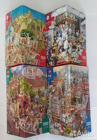 Пазлы wasgij, educa, hatber, step, astrel