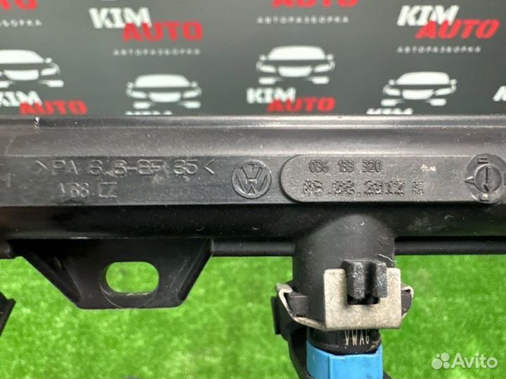 Топливная рейка с форсунками Volkswagen Polo 5 1.6