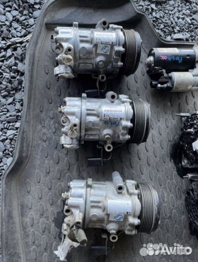 Компрессор кондиционера volkswagen polo