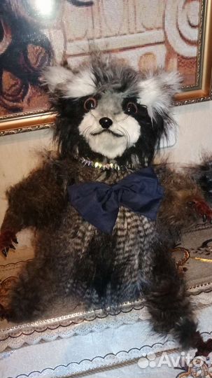 Кот Бегемот,Енот,Лямуригрушки Ручная работа