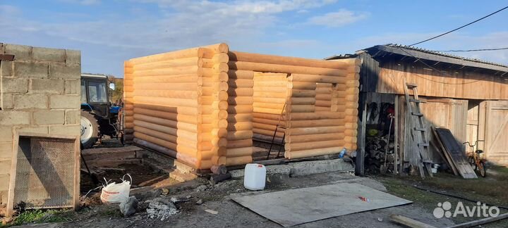 Оцилиндрованное бревно