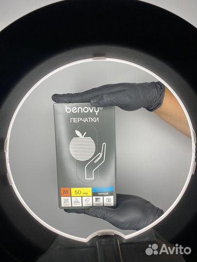 Перчатки нитриловые nitrimax и benovy