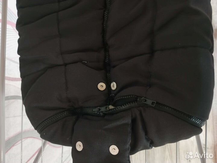 Зимний Конверт в коляску до 3 лет на овчине