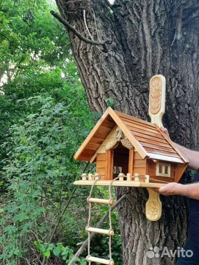 Кормуша для птиц и белок бельчатник скворечник