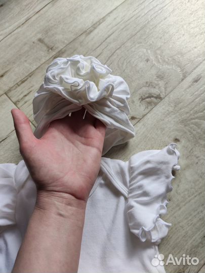 Боди нарядное для девочки р-р 68-74