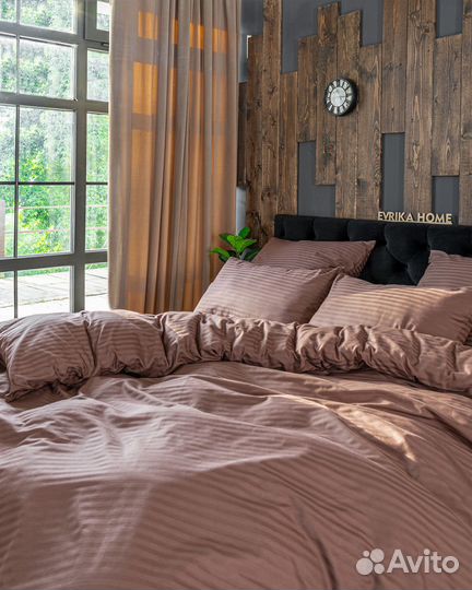 Постельное белье как в отелях 5 звезд Софи Шоколад