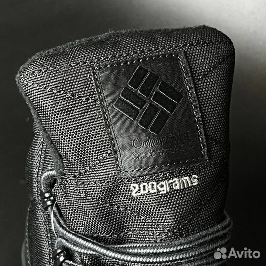 Высокие термо ботинки columbia black мужские 41-45