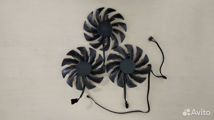 Кулер T129215BU для Gigabyte aorus GTX 1070 - 3шт