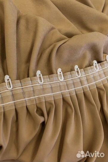 Портьера 280х250см, Бежевый