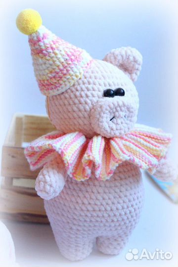 Игрушка ручной работы. Обаятельный поросёнок