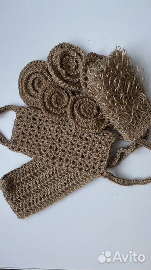 Мочалка из джута