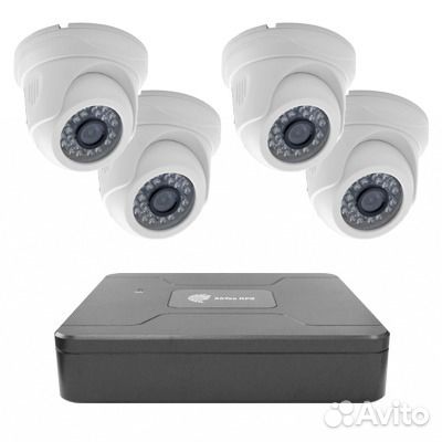Видеорегистратор, набор внутренних и уличных камер