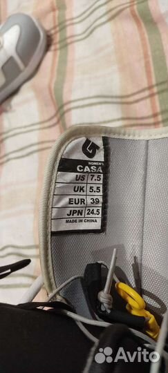 Ботинки для сноуборда burton 39р(24, 5 см)