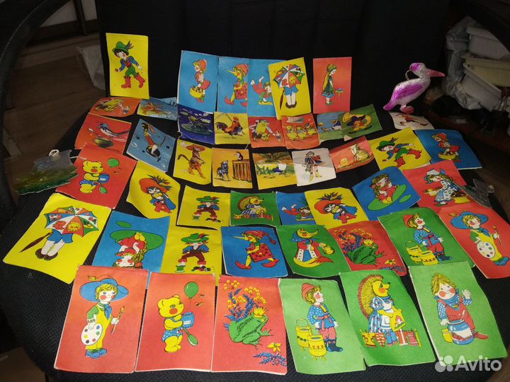 Елочная гирлянда СССР флажки 50 штук картонаж