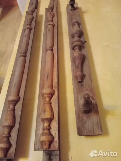 Резные детали от старинной мебели