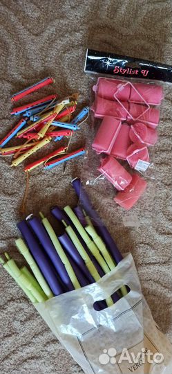 Бигуди разные много