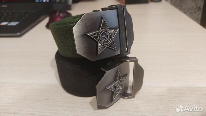 Ремень брючной со свездой