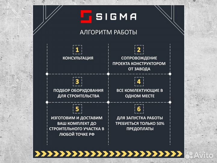 Опалубка - крупношитовая опалубкаsigma AL-1м