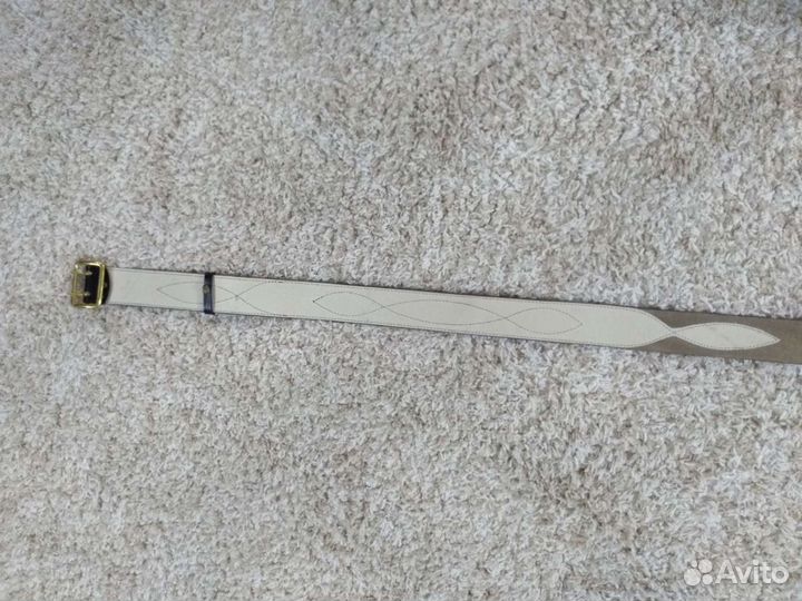 Ремни офицерские нат кожа