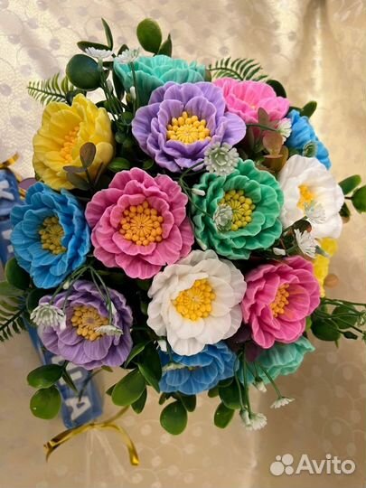 Букеты из мыла ручной работы