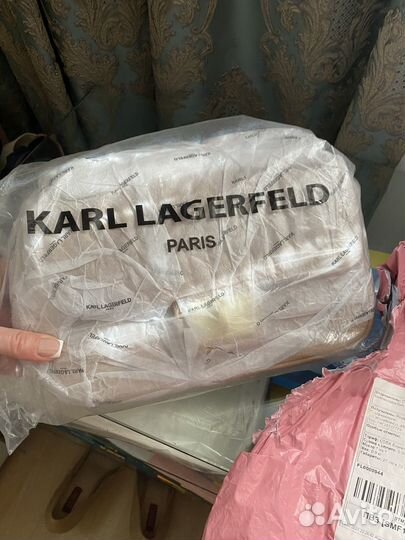 Сумка натуральная кожа оригинал Karl Lagerfeld